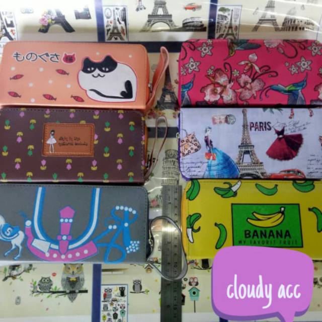 Dompet cantik murah meriah dompet model kotak