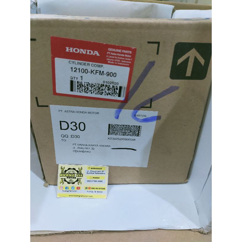 blok cylinder Assy Supra fit new/legenda/Revo lama asli kfm