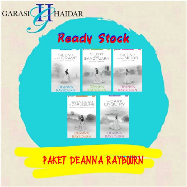 ORIGINAL Paket Novel Lady Julia - Deanna Raybourn