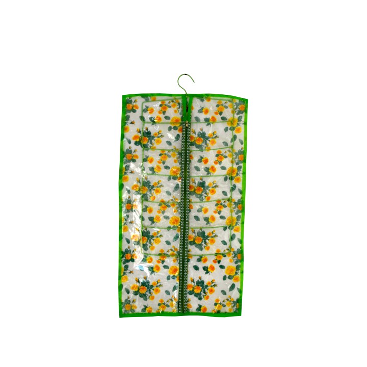 Hanger jilbab organizer motif | tempat penyimpanan jilbab