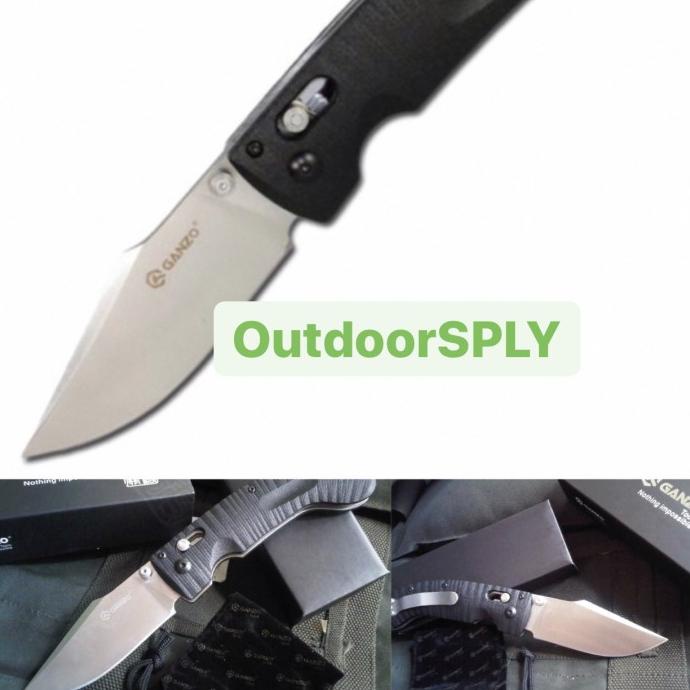 Pisau GANZO Pocket/Folding knife G711 stainless steel Star Seller Temurah