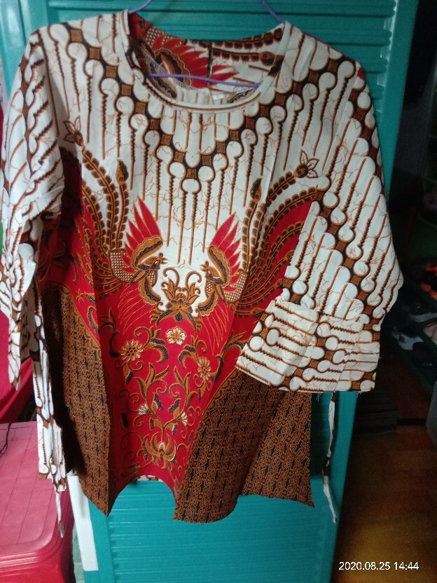 Batik Couple Keluarga Sania Ruffle Ori Ndoro Jowi Dnt Sogan