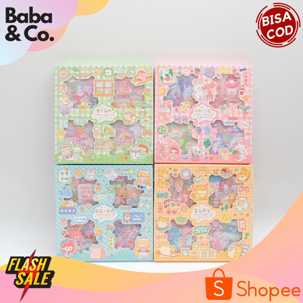 

STIKER BOX SENMU ISI 32 LEMBAR WASHI TAPE LUCU STIKER LUCU UNIK MURAH PERLENHKAPAN SEKOLAH PERLENGKAPAN KANTOR ATK MURAH BISA COD