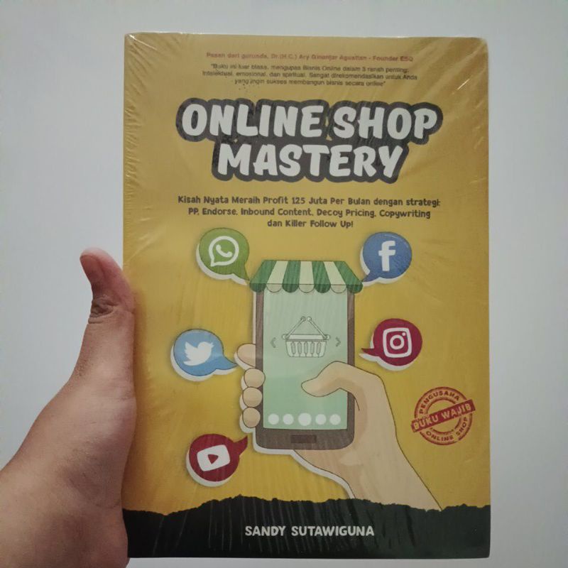 [NEW] BUKU BARU ONLINE SHOP MASTERY RAHASIA JUALAN LARIS