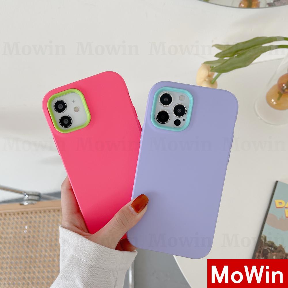 Mowin - Casing Silikon Iphone 13 Pro Max 13 Pro Max 12 Pro Max 7 Plus 11 Pro Max Warna Permen