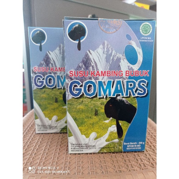 

susu kambing gomars