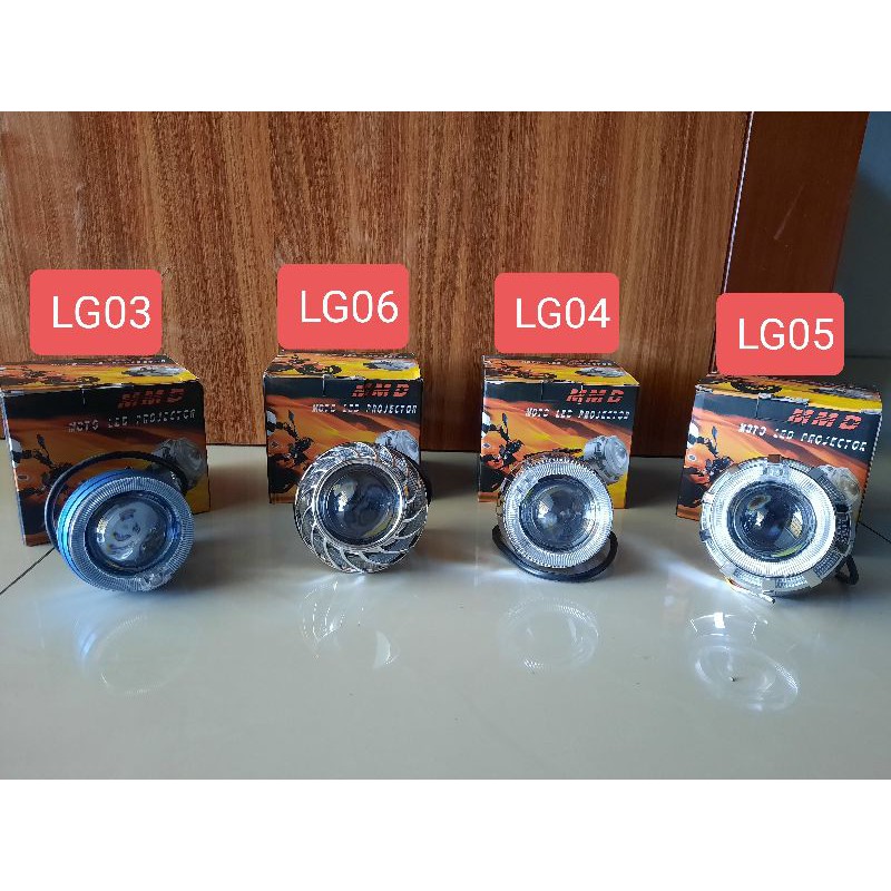 Lampu Projector Motor Ring Berwarna
