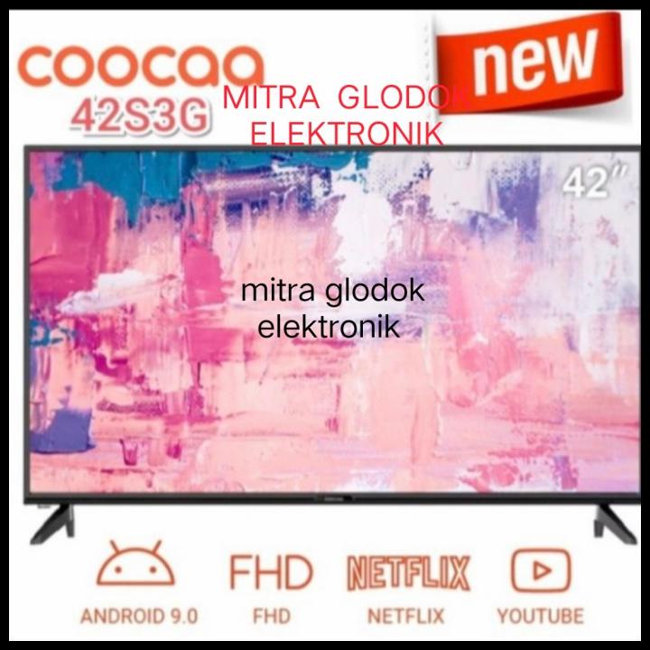 Coocaa Led Tv 42S3G Smart Android Netflix Youtube 42Inch 42S3G