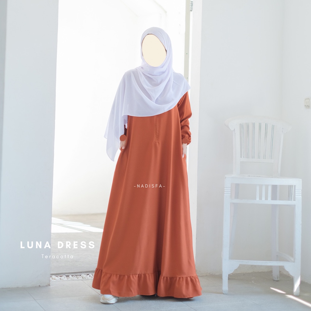 LUNA DRESS SEMI ABAYA BUSUI FRIENDLY