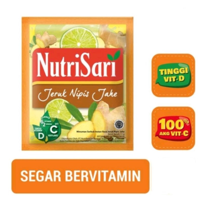 NUTRISARI JERUK NIPIS JAHE @10SACHET