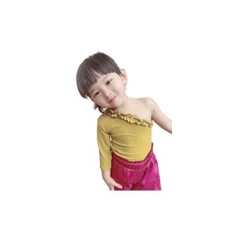 one shoulder top anak / baby wanita