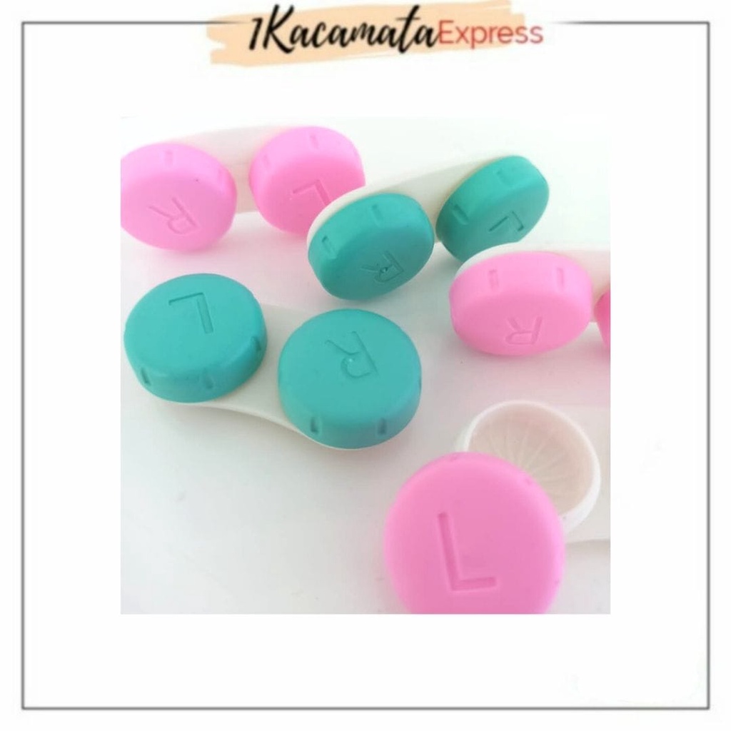 Tempat softlens case mini bunga