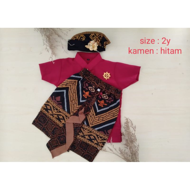 Set Safari Kamen Udeng Anak / Set Busana Adat Bali