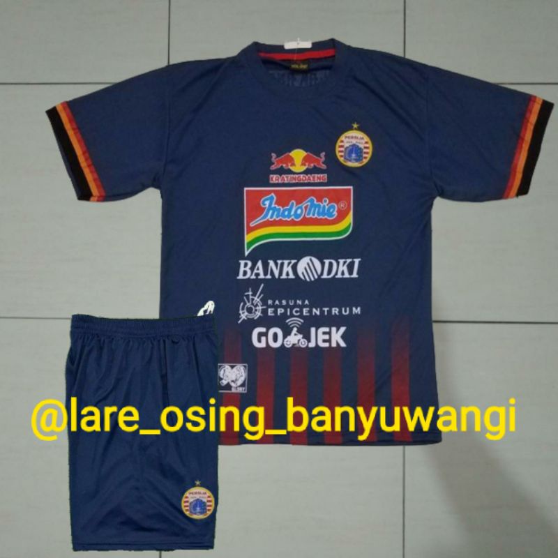 SETELAN DEWASA PERSIJA GK 2018 KIPER ABU NAVY JERSEY CELANA LIGA 1 RETRO LOKAL