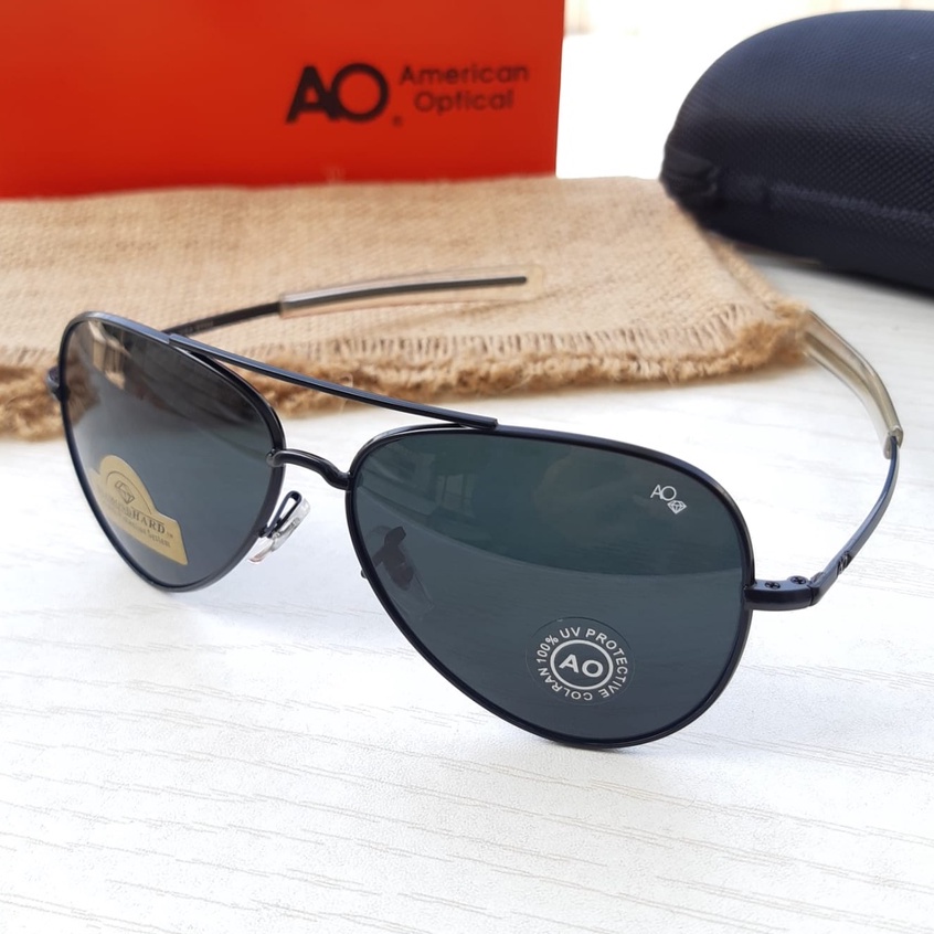 Sunglass AMERICAN OPTICAL AVIATOR Kacamata Pilot Pria Wanita Gaya