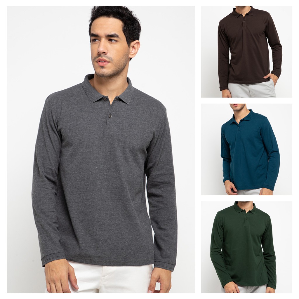 Tolliver Polo Shirt Lengan Panjang Pria Long Sleeve Polo Tolliver Polo Shirt Lengan Panjang Pria Long Sleeve Polo