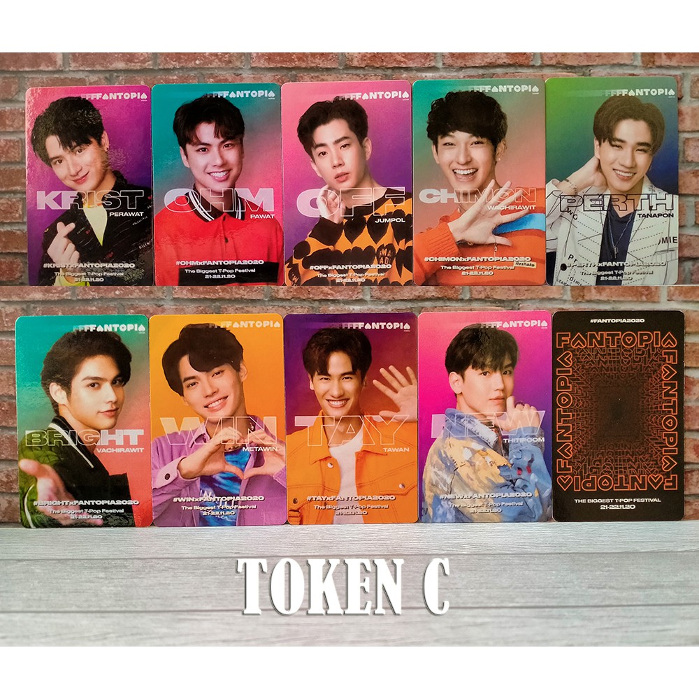 [READY] FANTOPIA PHOTOCARD Exclusive Unofficial Token A, B, C (Lami+Toploader) - Thai Celeb/GMMTV/BL