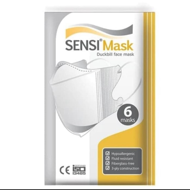 Masker Sensi Duckbill Isi 6 Murah Laris Keren