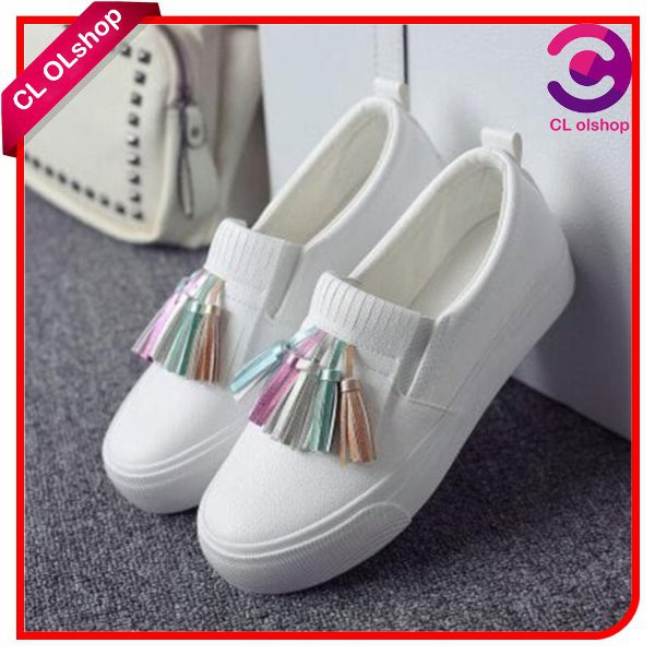 Sepatu Slip On Wanita Sepatu Wanita Terbaru Sepatu Kekinian Sepatu Model Terbaru Sepatu Santai