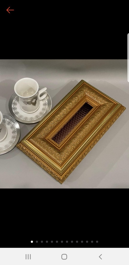 Kotak Tissue Gold , Tempat Tissue Mewah, Kotak Tisu, Tempat Tisu