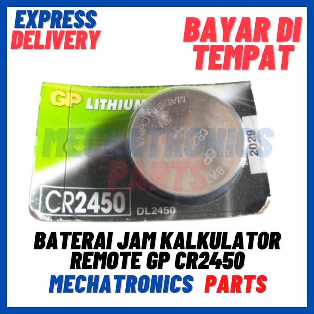 [BTR-9025] BATERAI BATRE JAM KALKULATOR REMOTE GP CR2450