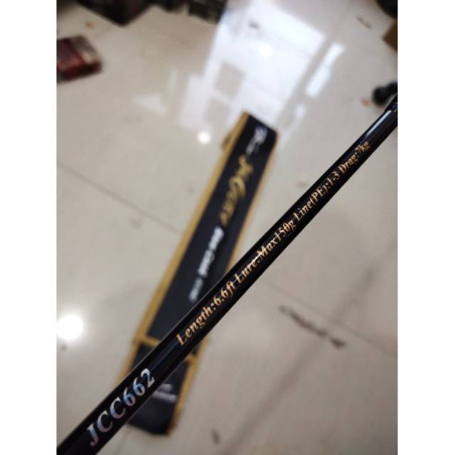 Joran kamikaze jig Caster 662 198 pilihan spinning atau bc