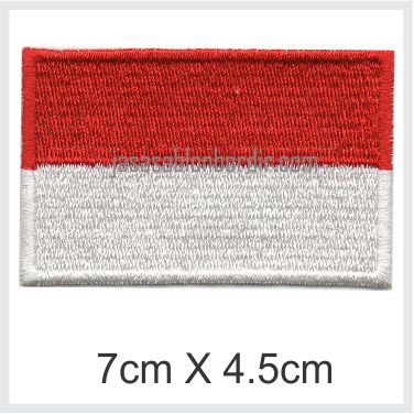 Emblem Bordir Bendera Merah Putih Shopee Indonesia