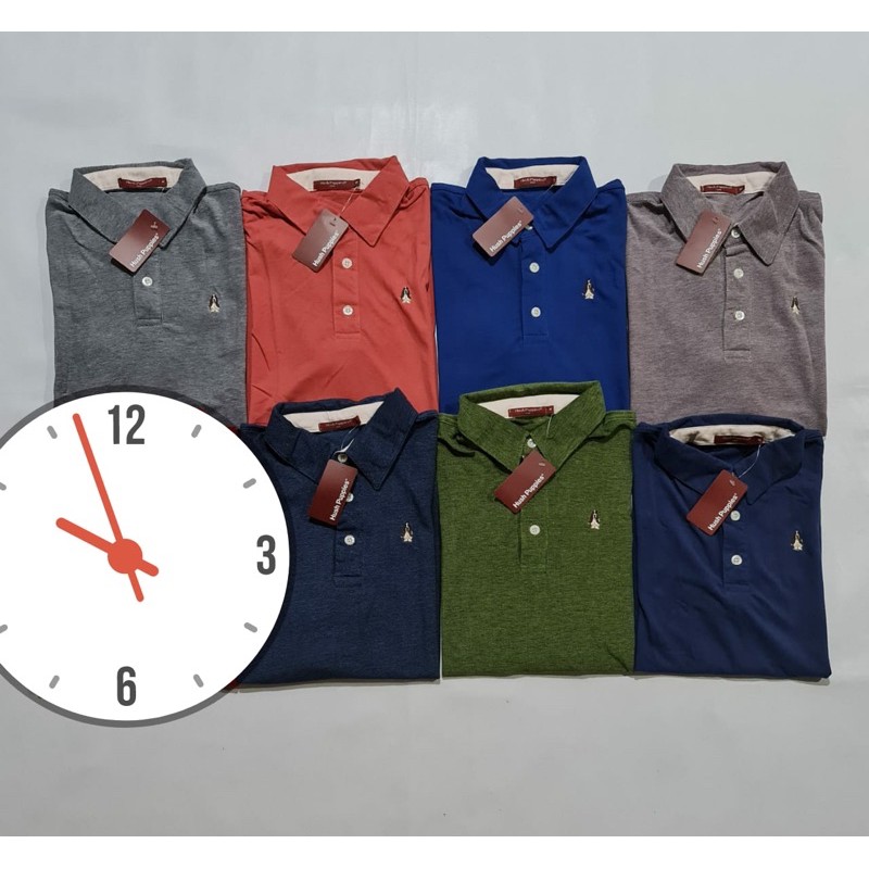 kaos polo kerah pria hush puppies
