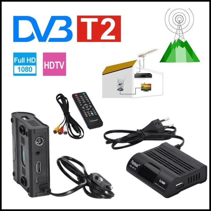 Jual Digital TV Tuner Set Top Box WiFi Receiver DVBT2 HD99 Black