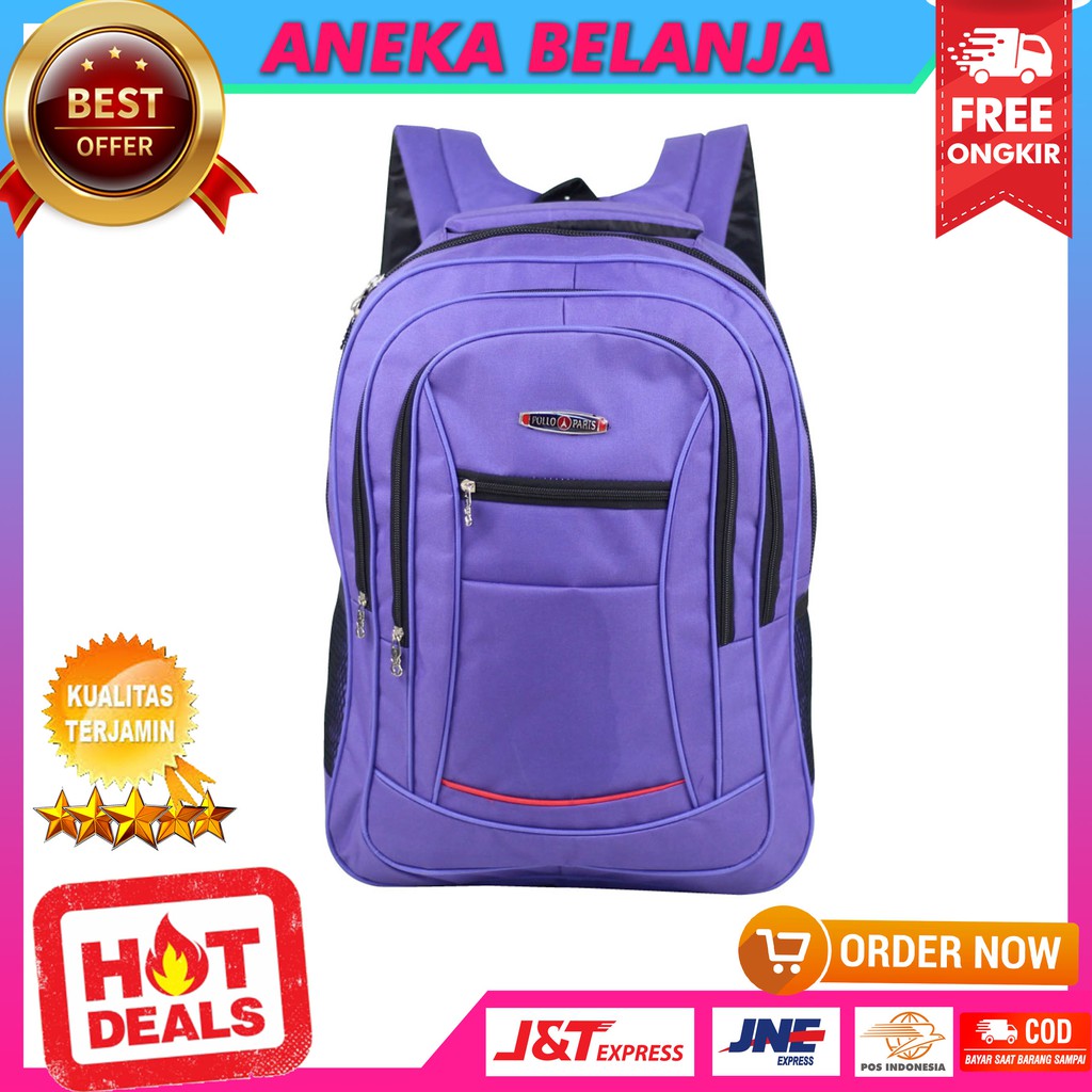 Ready Stock Tas Ransel Terbaru Polo Kecil D300 Tas Sekolah SMP SMA Casual Stylish Multifungsi Ekonomis Kuliah Kerja Hangout Bahan Kuat Awet Harga Terlaris Termurah Berkualitas