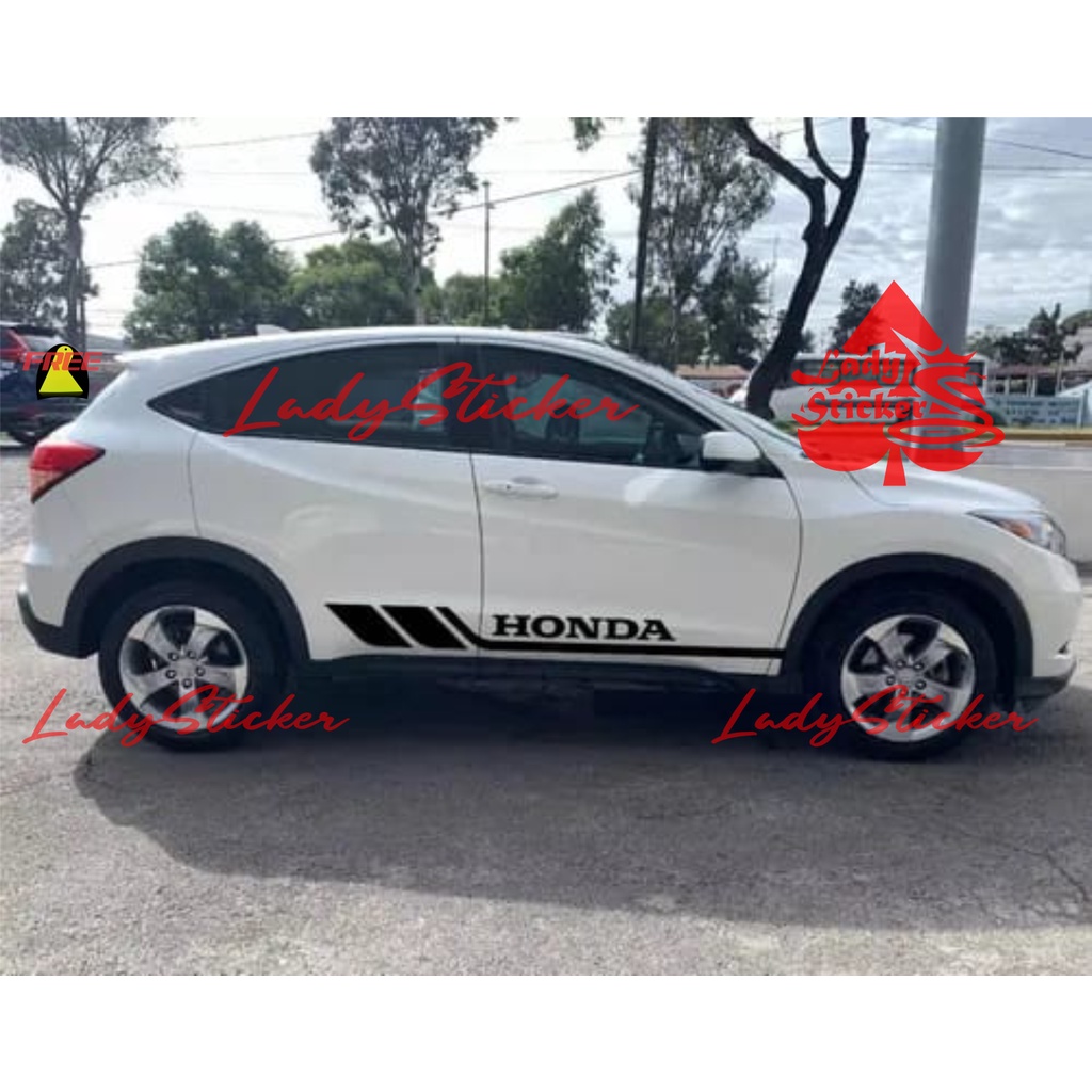 STICKER MOBIL HONDA HRV CUTTING STICKER LIST MOBIL HONDA HRV BRV CRV