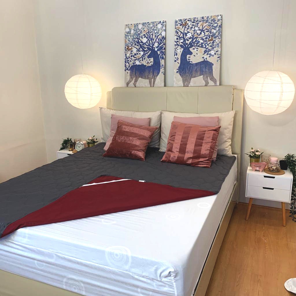 Matras Protector Waterproof/ Matras Pelindung Alas Kasur Strawberry Aesthetic Waterproof Anti Tembus