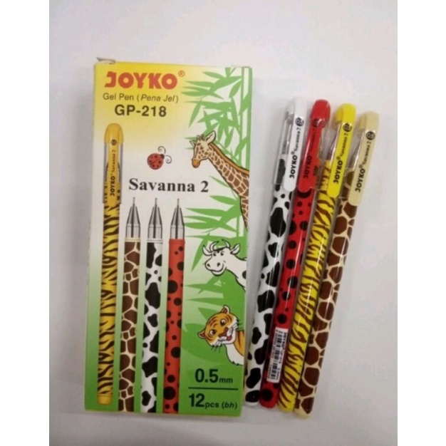 

Pulpen / Pen / Pena Gel Joyko Savanna 2 GP-218 (3PCS)