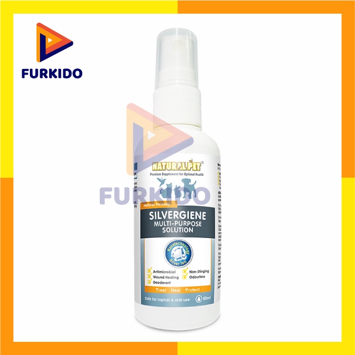 Natural Pet Silvergiene Obat semprot/ luka hewan serba guna 250 ml