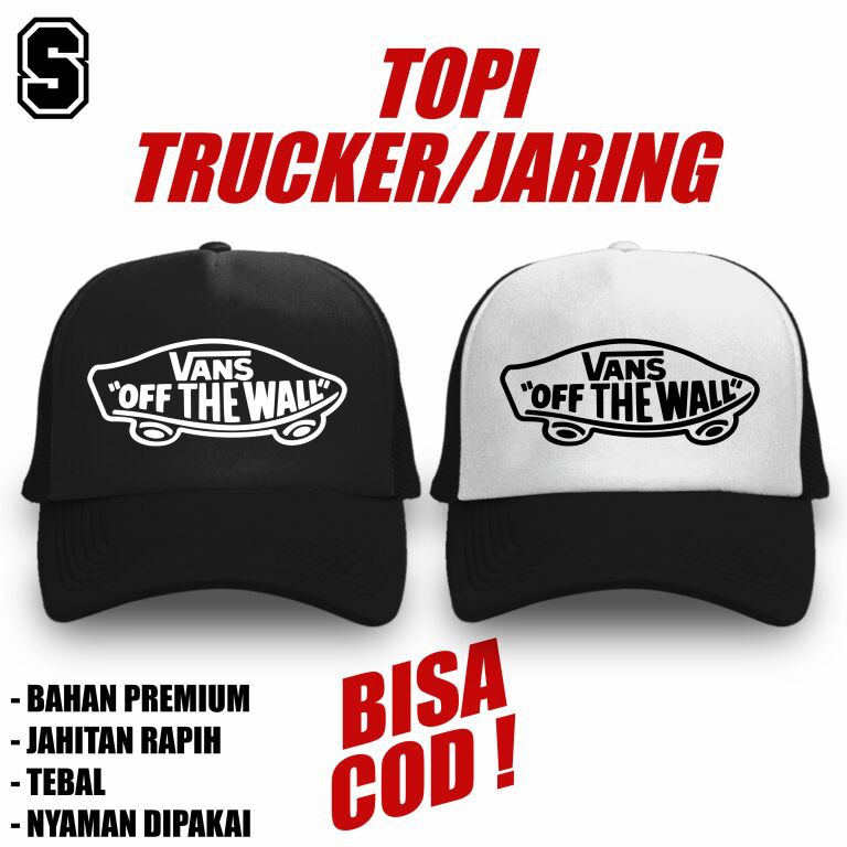 Topi Trucker Jaring Vans