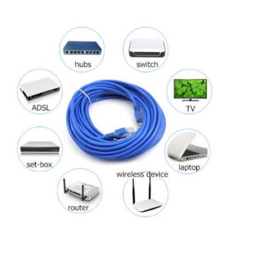 Cable lan rj45 nyk 30 meter cat 5 5e utp network 10/100Mbps indoor - kabel internet rj-45 cat5e cat5 30m