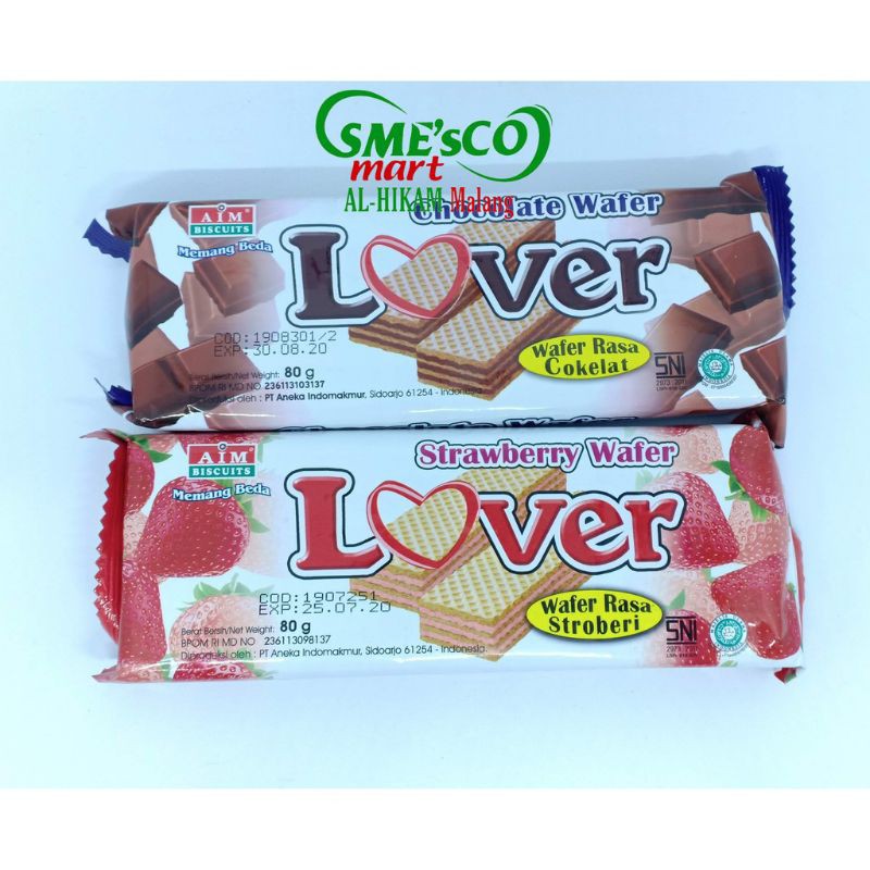 

Aim Lover Wafer Choco/Strawberry 80gr