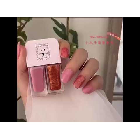 2IN1 KUTEK HALAL KUTEKS 2 TONE KUTEK KOREA Cat Kuku muslimah Gel Nail polish