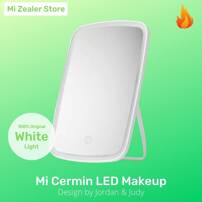 Jordan &amp; Judy Cermin Rias Makeup LED Mirror Kecil Lighting &amp; Touch Aesthetic Dimmer Switch Battery