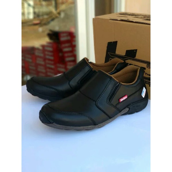 kickers - sepatu kasual pria | sepatu pantofel pria | sepatu formal pria kuit sapi asli 100% Hitam