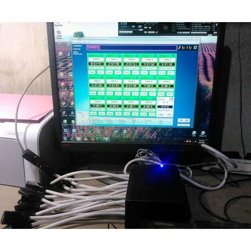 Universal Billing : Billing PS (PS2/PS3/PS4) untuk 7 TV (USB) Murah