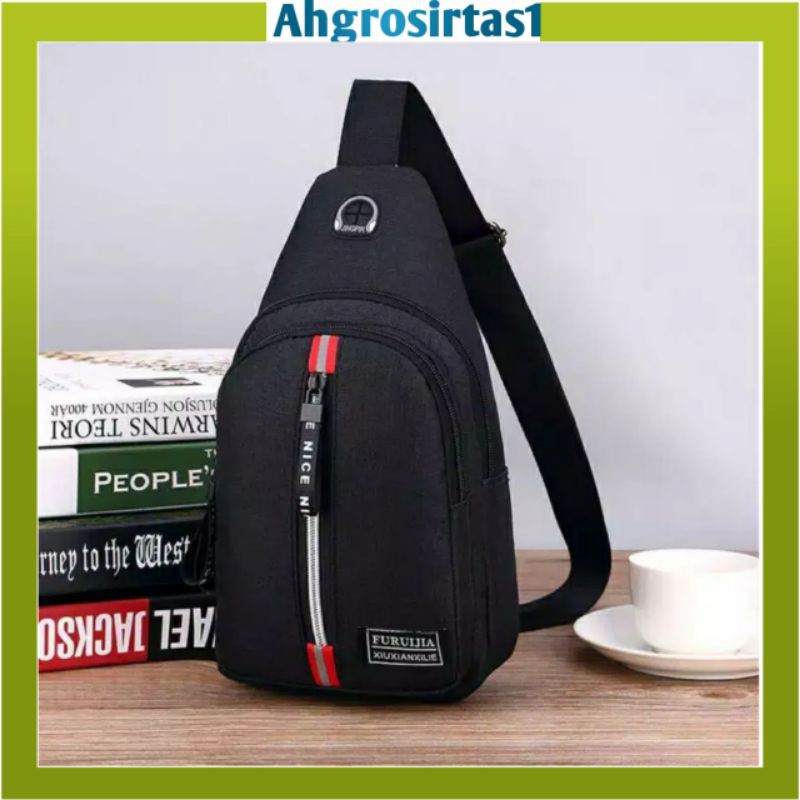 Tas Selempang Pria Murah Waist bag cowok Slempang Pria Laki Keren Tas Selempang Laki Keren Murah Pro