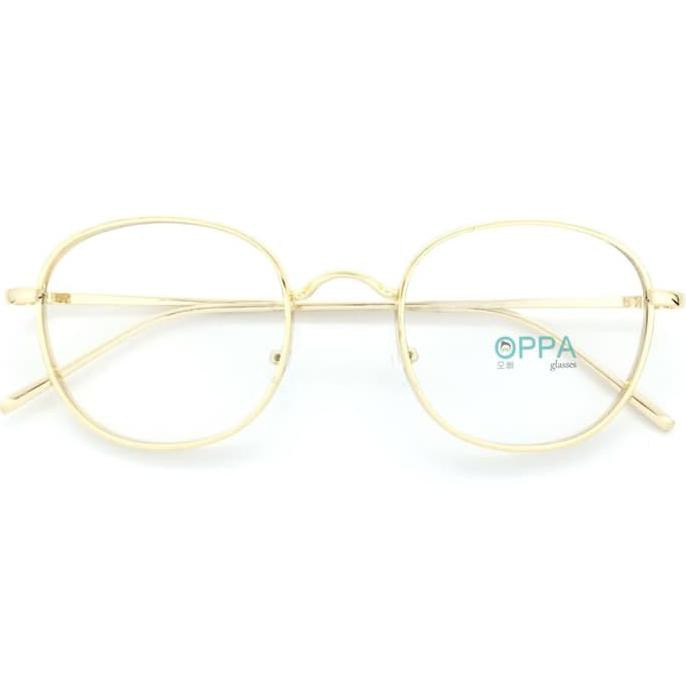 Frame Kacamata Korea Pria Wanita OPPA OP44 GD Kotak Minus