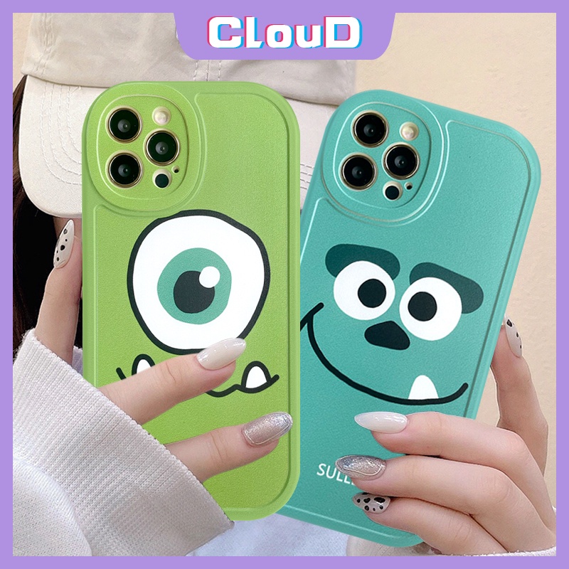 Soft Case TPU Motif Kartun Monster Disney Untuk iPhone 11 12 13 Pro MAX 8 7Plus XR 8plus 6 6S X XS MAX SE 2020