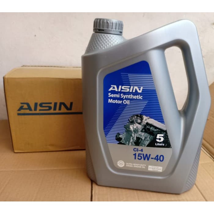 Oli Aisin 15W 40 API Cl-4/SL Synthetic isi 5 ltr ASLI