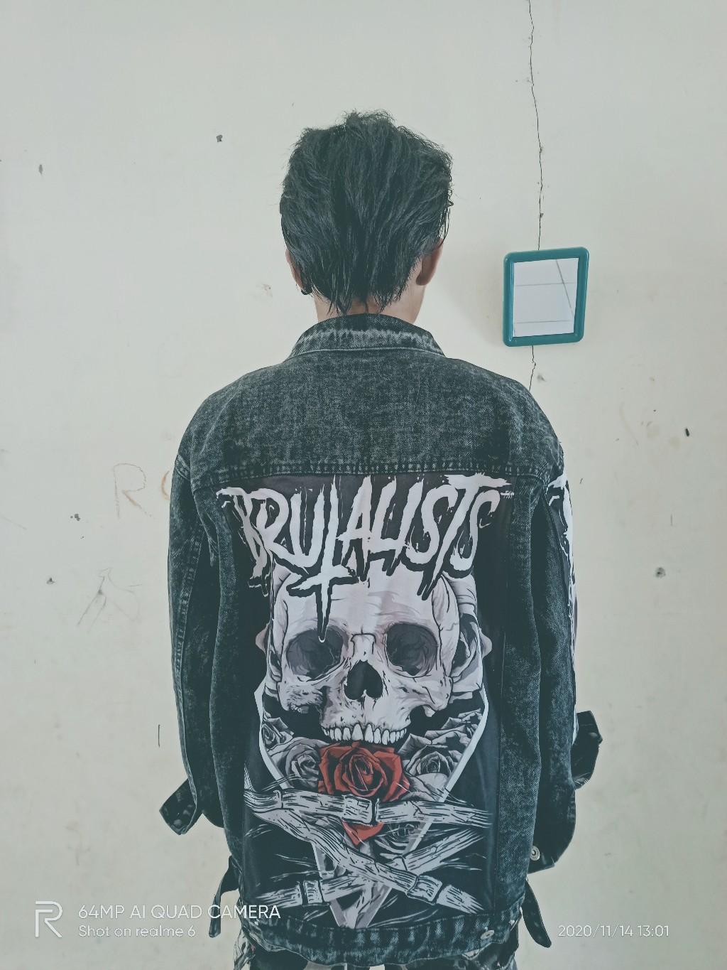Shopwalking.90 - Brutalist Denim/jaket Jeans Denim/jaket Printing Unisex/jaket Jeans Printing Murah
