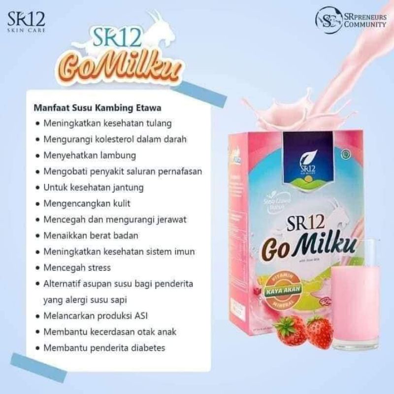 

GOMILKU STRAWBERRY 600gr,SUSU KAMBING ETAWA SR12