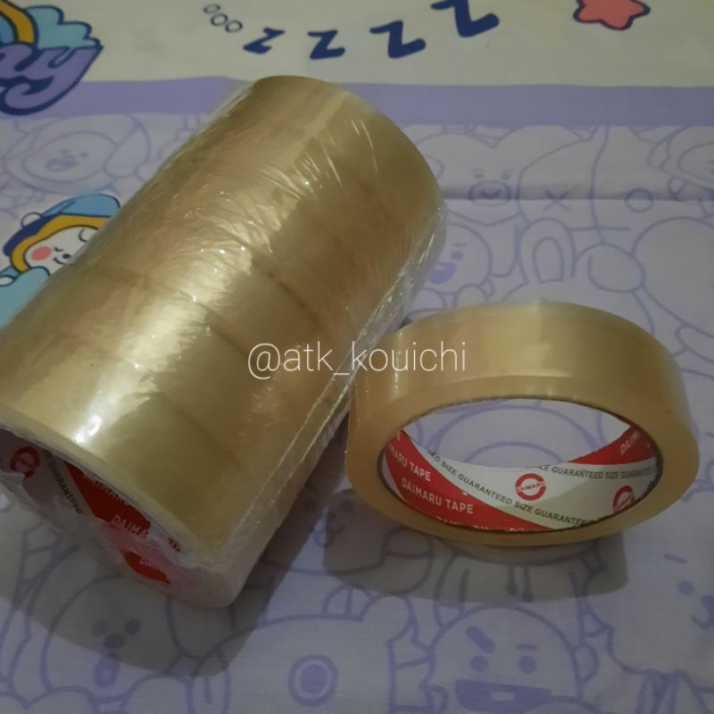 

LAKBAN BENING DAIMARU 24 MM 72 YARD | SELOTIP CELLO TAPE DAIMARU 1 INCH | DAIMARU SAT TAPE | LAKBAN BENING POLOS