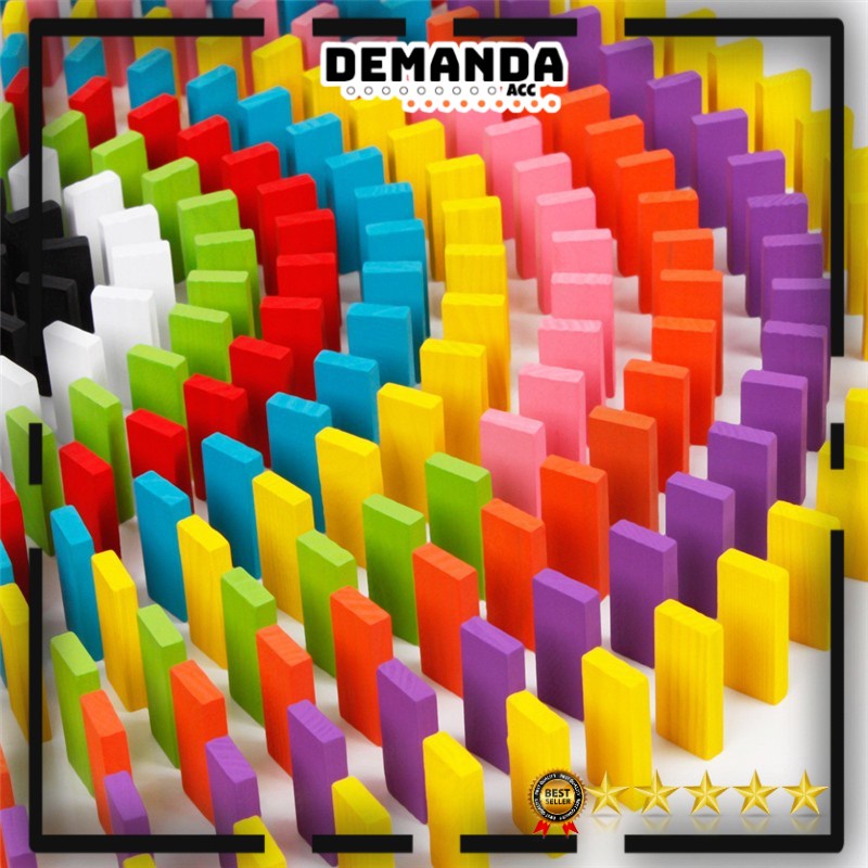 Balok Domino 120PCS - Multi-Color OMTHHDMC