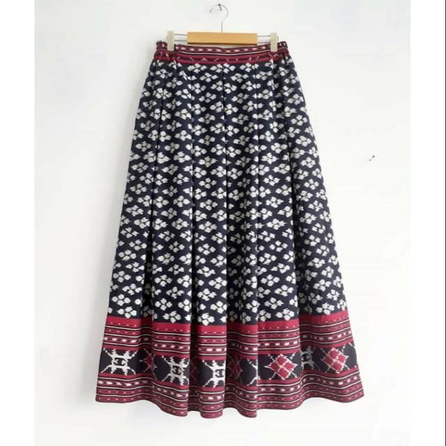 Rok tenun motif cepuk premium Z209